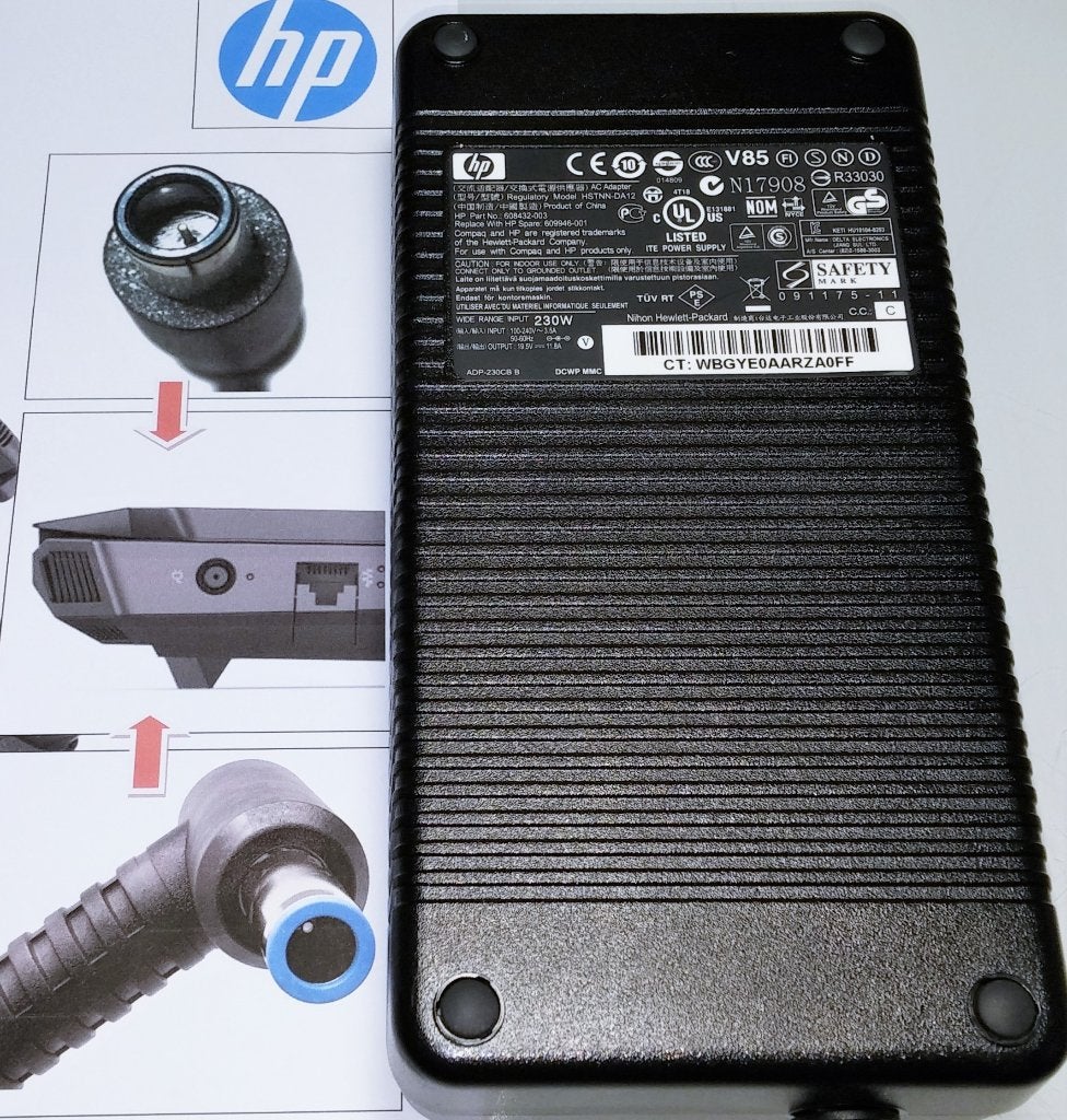 HP 19.5V 11.8A 230W Zbook G3 G4 G5 Adapter Bluetip 4.5x3.0, Ophalen of Verzenden, Nieuw, Hewlett Packard HP