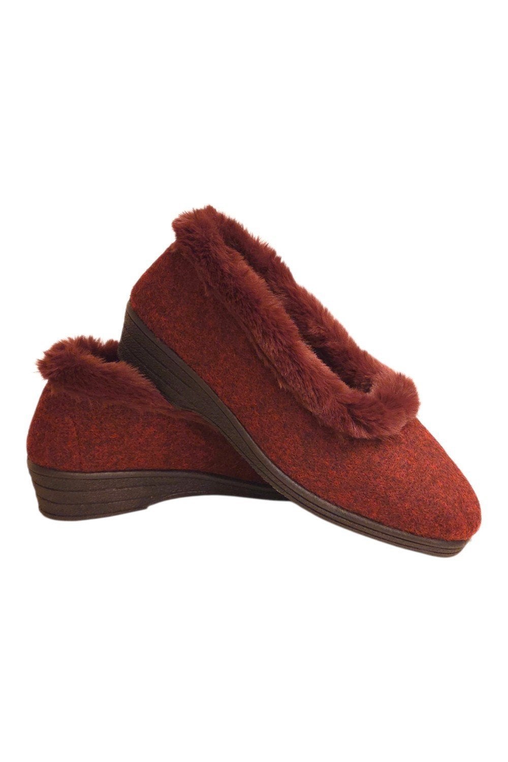 Nieuwe Italiaanse Bourgondische Vilten Pantof, Kleding | Dames, Silvia Vota, Nieuw, Ophalen of Verzenden, Pantoffels of Sloffen