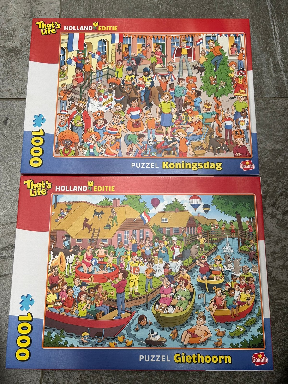 2 that’s life holland puzzels 1000 stukjes, Ophalen of Verzenden, 500 t/m 1500 stukjes, Zo goed als nieuw