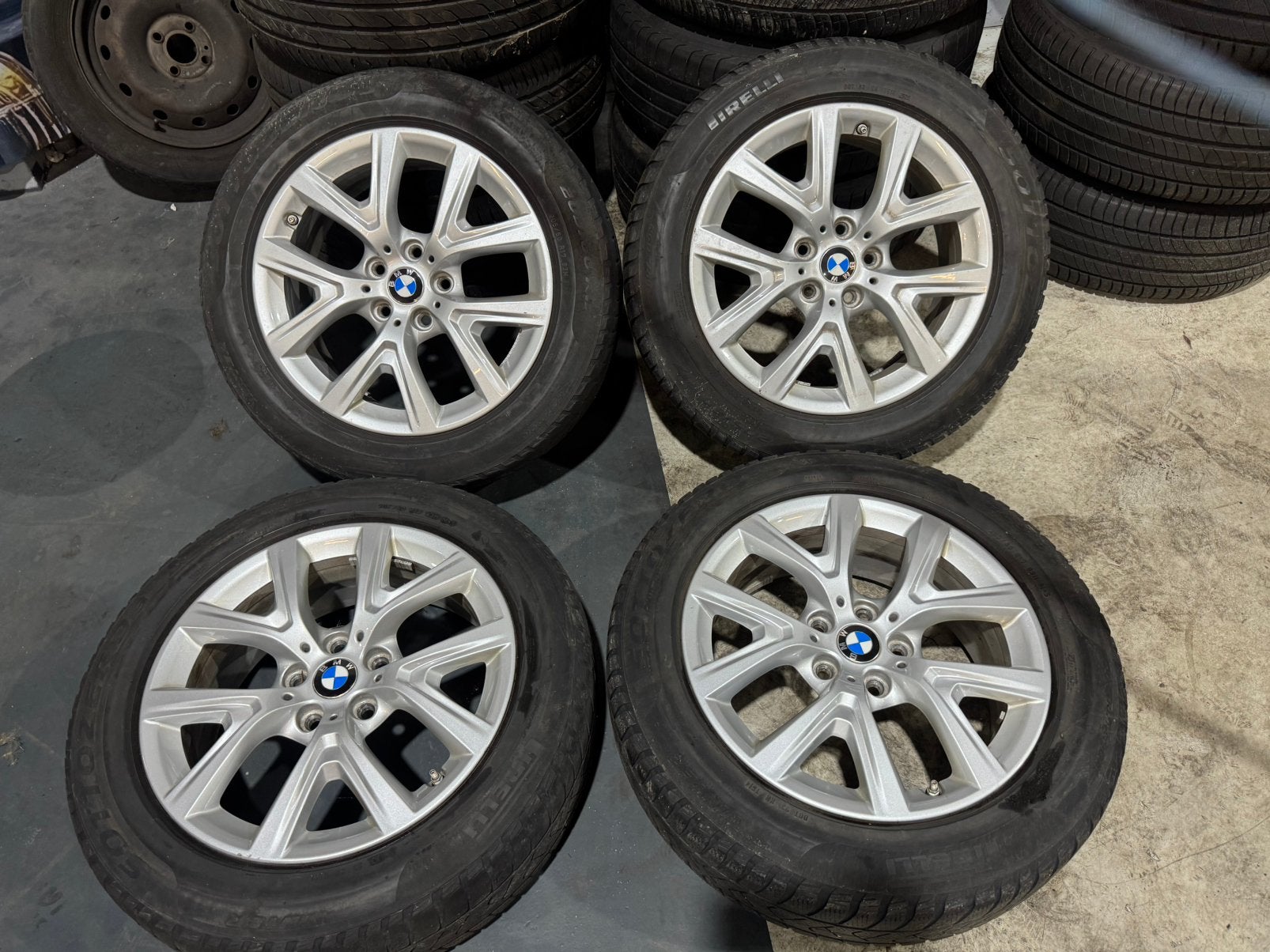 17” Originele BMW X2 F39 Velgen Met TPMS 5x112, Banden en Velgen, Nieuw, 17 inch, 205 mm