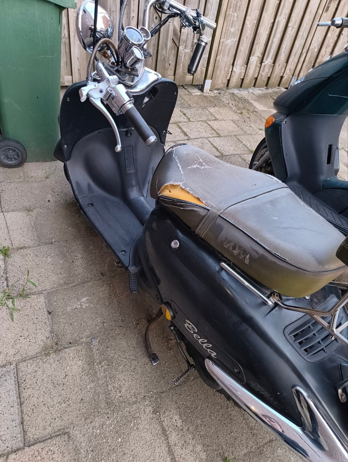 Retro scooter Bella voor onderdelen - Zwart, Ophalen, Gebruikt, Overige typen, Overige merken