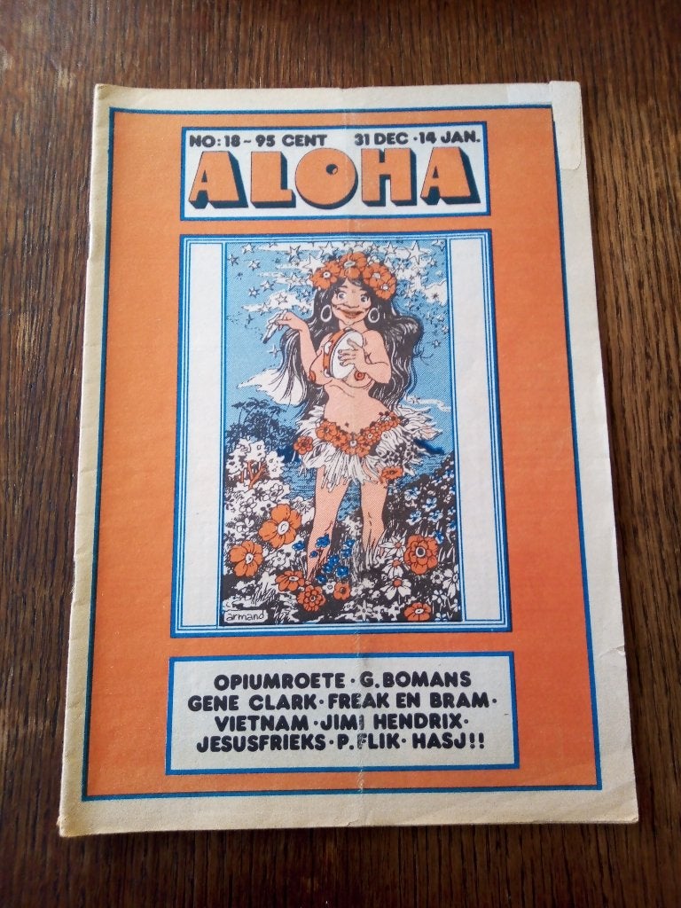 aloha nr.18 *1971*- jimi hendrix, Ophalen of Verzenden, Gelezen, Muziek, Film of Tv