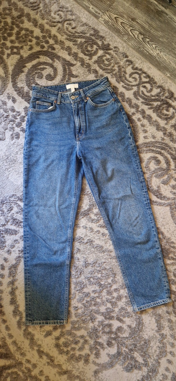 Leuke mom jeans, zo goed als nieuw, H&M, Blauw, Ophalen of Verzenden, Zo goed als nieuw