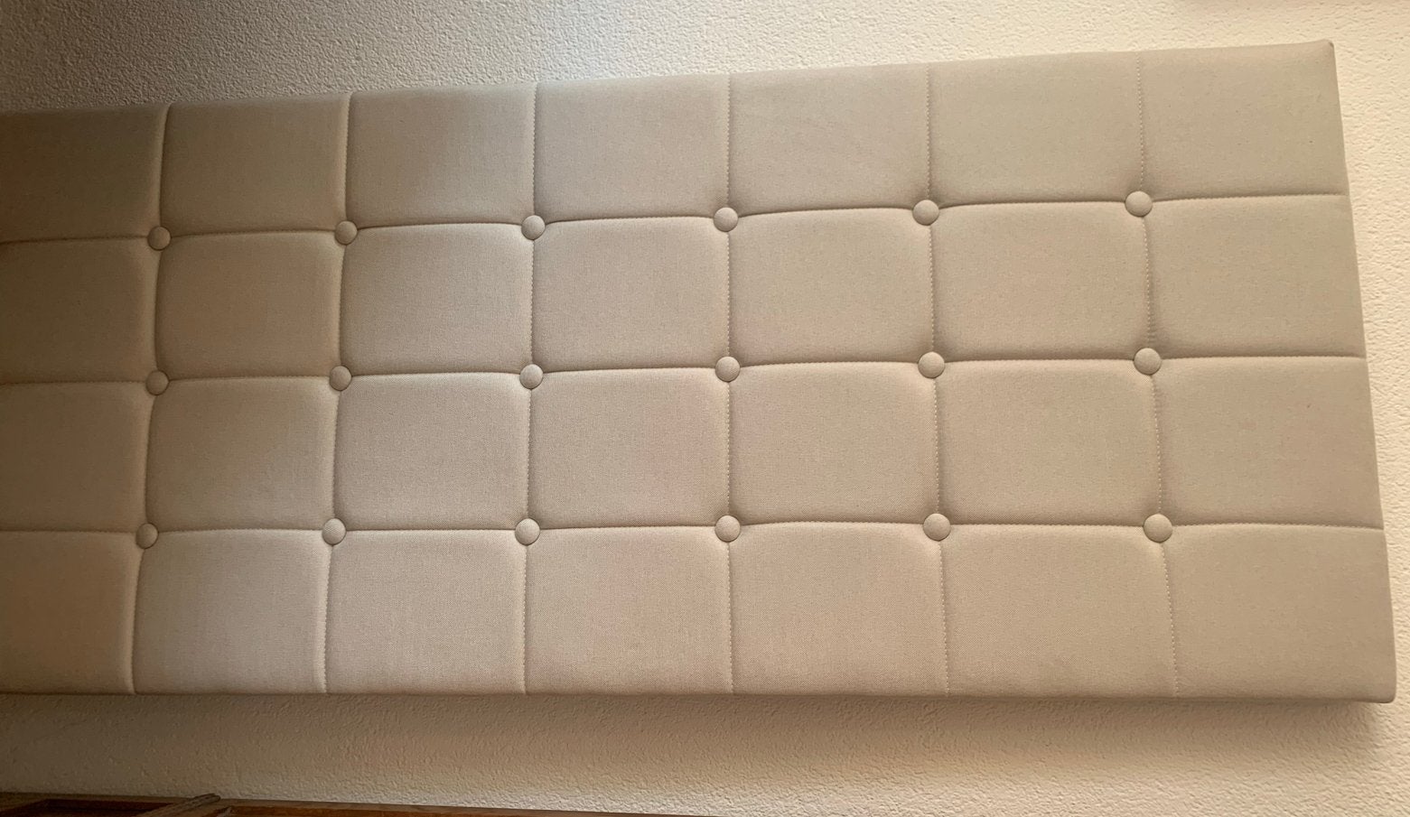 Nieuw Hoofdbord Beige/Crème 147x58 cm, Ophalen, Beige, Overige maten, Stof