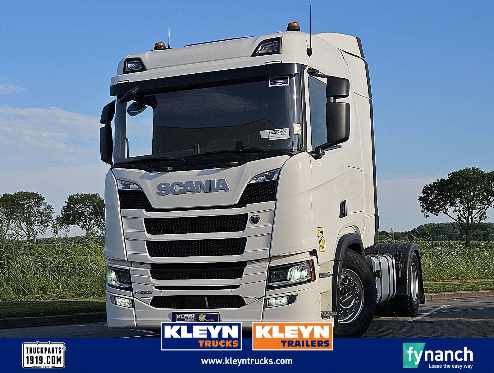 SCANIA R450, Automaat, Euro 6, Scania, Wit