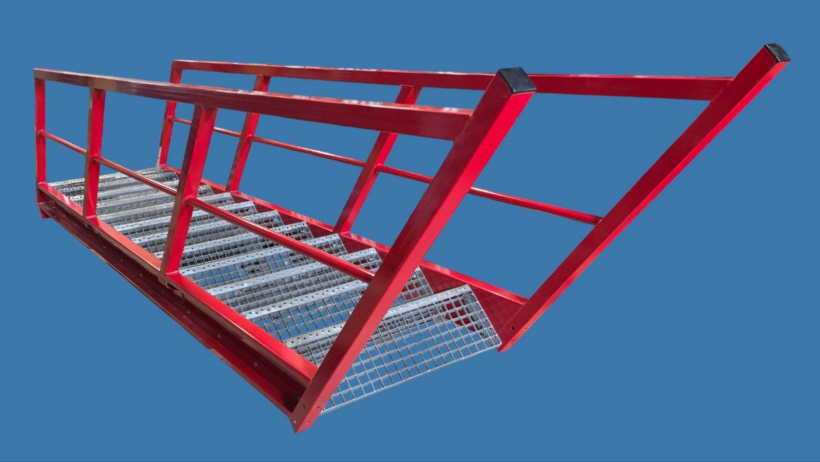 Stalen entersol trap staal , hoogte ca. 2m55 tot 2m76 - 2m80, Ophalen, Gebruikt, Trap, 2 tot 4 meter