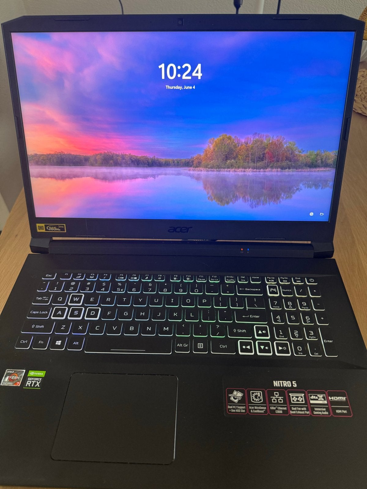 Acer Nitro 5 Gaming Laptop, Computers en Software, Windows Laptops, Ophalen, Met videokaart, Qwerty, Zo goed als nieuw