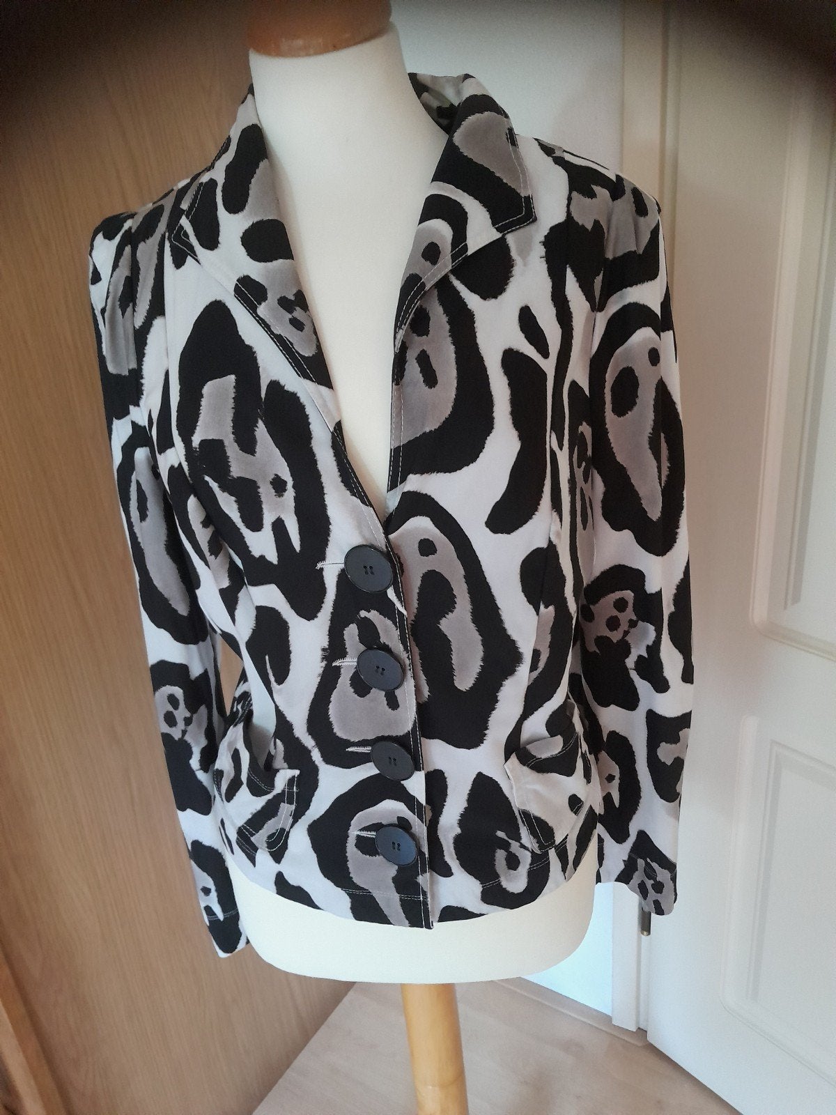Blazer jasje van Moq maat 42 travelstof ., Maat 42/44 (L), Moq, Zo goed als nieuw, Jasje