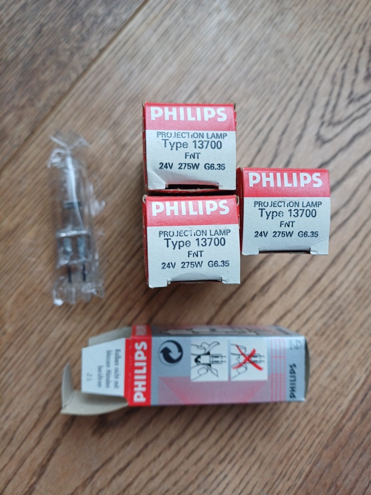 4x Philips Projectionlamp Type 13700 FNT, Ophalen of Verzenden, Nieuw, Philips