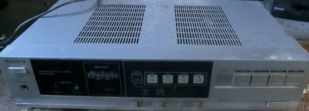 Vintage Sony TA-AX205 stereoversterker, Ophalen of Verzenden, Gebruikt, 60 tot 120 watt, Sony
