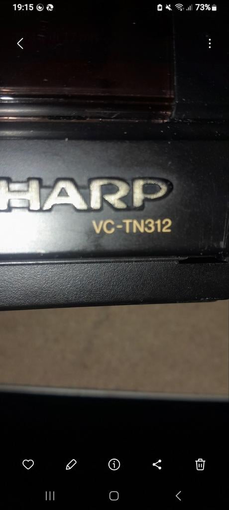 Sharp vc-tn312 ZOEK IK, Audio, Tv en Foto, Videospelers, Ophalen of Verzenden