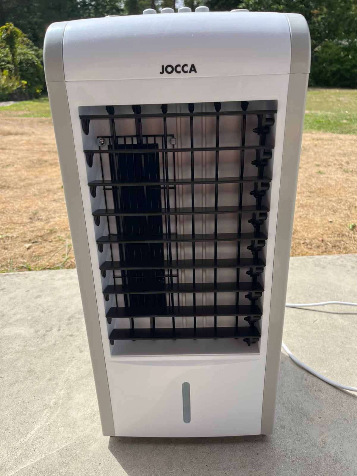 Jocca aircooler incl. wieltjes, Ophalen, Minder dan 60 m³, 3 snelheden of meer, Zo goed als nieuw