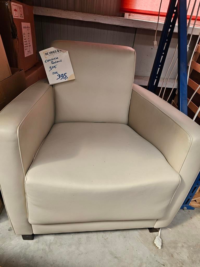 Fauteuil  leer 50 euro, Ophalen of Verzenden, 75 tot 100 cm, Leer, 75 tot 100 cm
