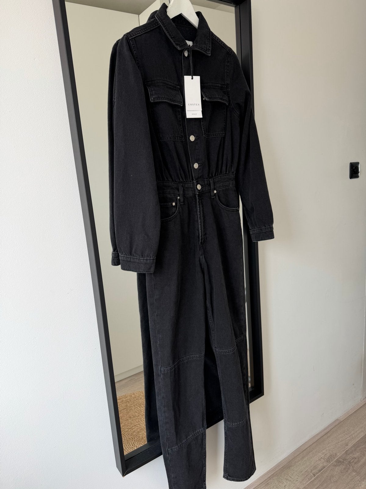 Costes Zwarte Denim Jumpsuit - Nieuw met kaartjes, Kleding | Dames, Ophalen of Verzenden, Nieuw, Maat 34 (XS) of kleiner, Zwart