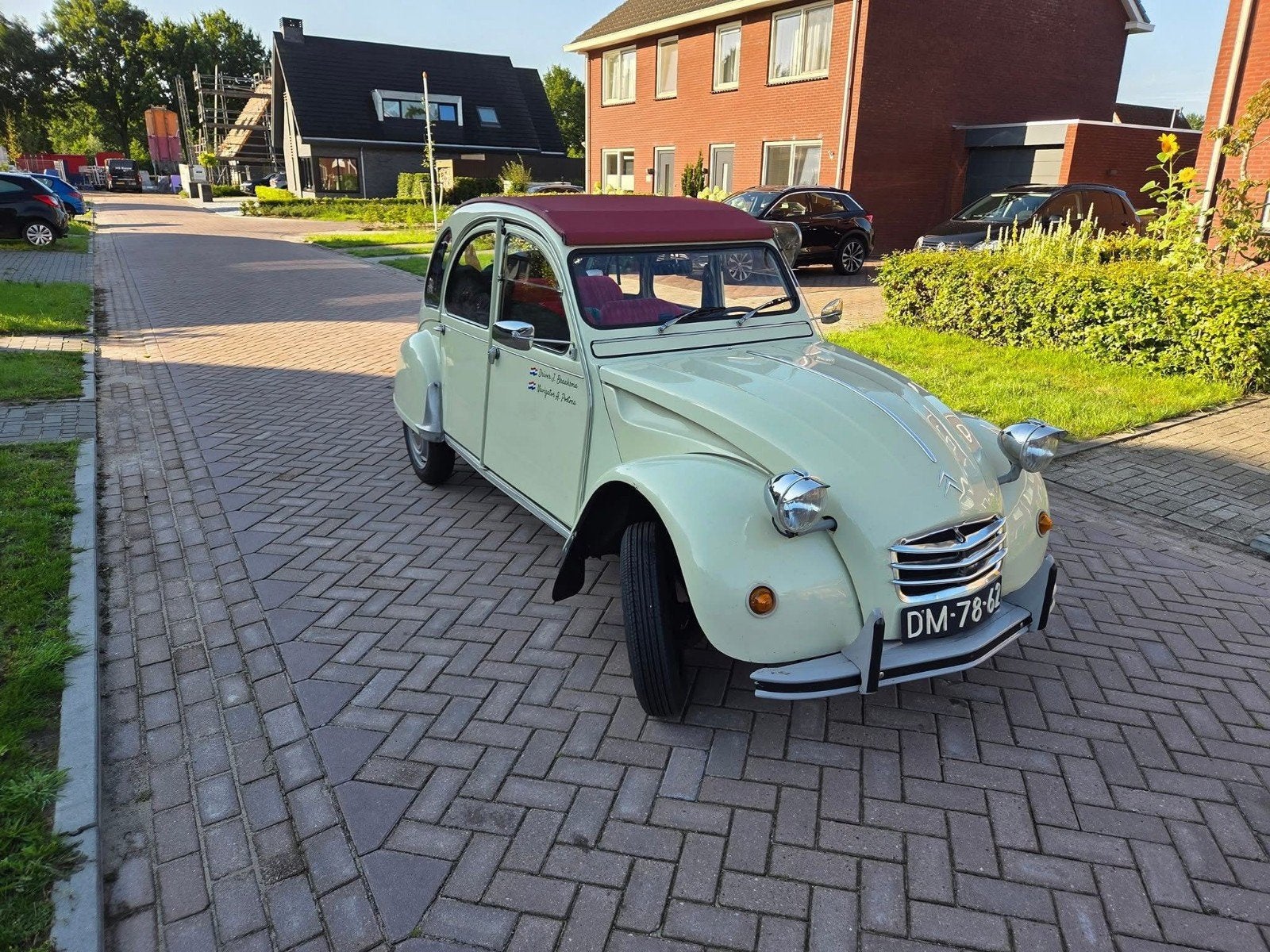 Citroën 2CV6 1971, Stof, 602 cc, Beige, Particulier