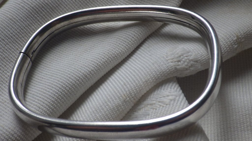Gladde armband van zilver, Verzenden, Zo goed als nieuw, Zilver, Zilver