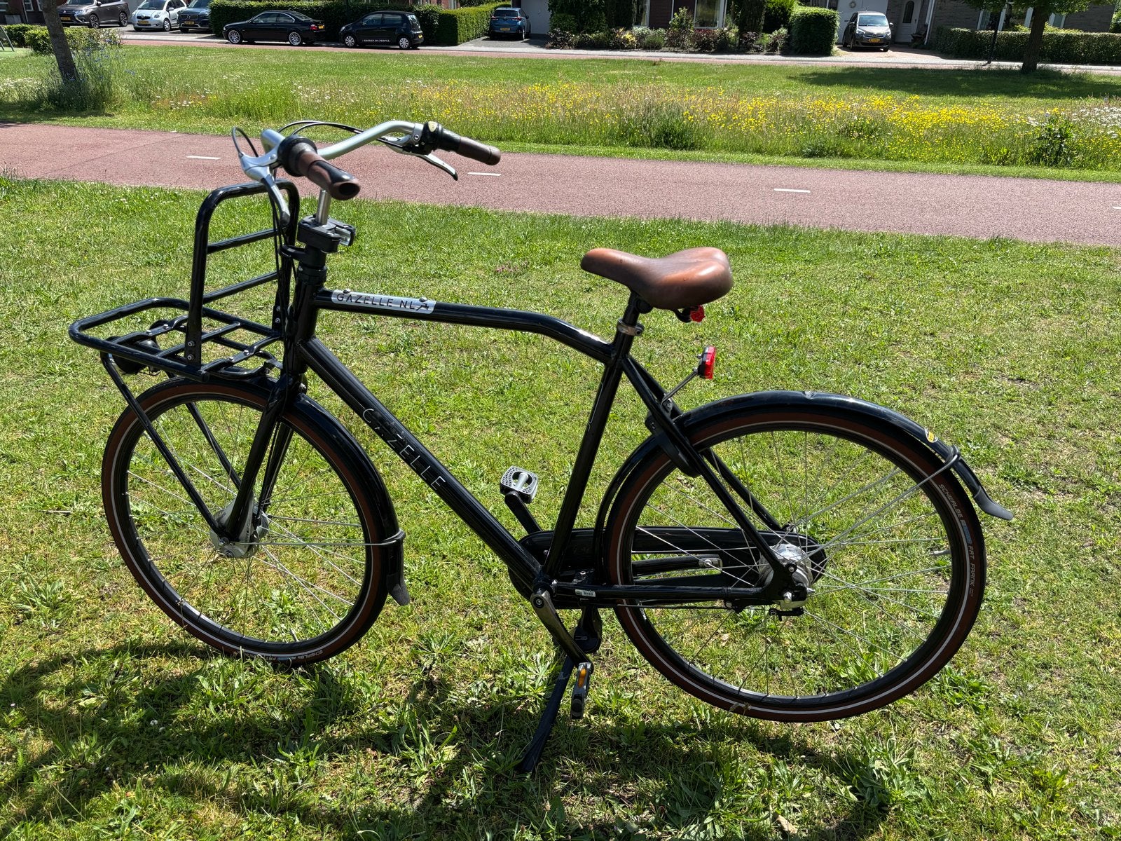 Gazelle Heavy Duty herenfiets 7 versnellingen, 59 cm, Fietsen en Brommers, Fietsen | Heren | Herenfietsen, Gebruikt, Versnellingen