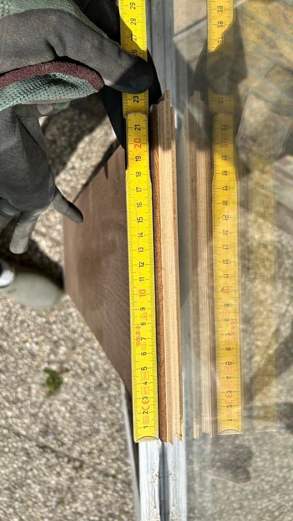 Eiken houten vloer, Gebruikt, 10 m² of meer, 10 tot 30 cm, Hout