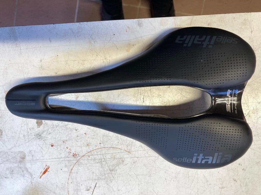 Selle italia slr boost superflow Ti zadel 145 mm zadel, Nieuw, Selle Italia, Zadel, Titanium