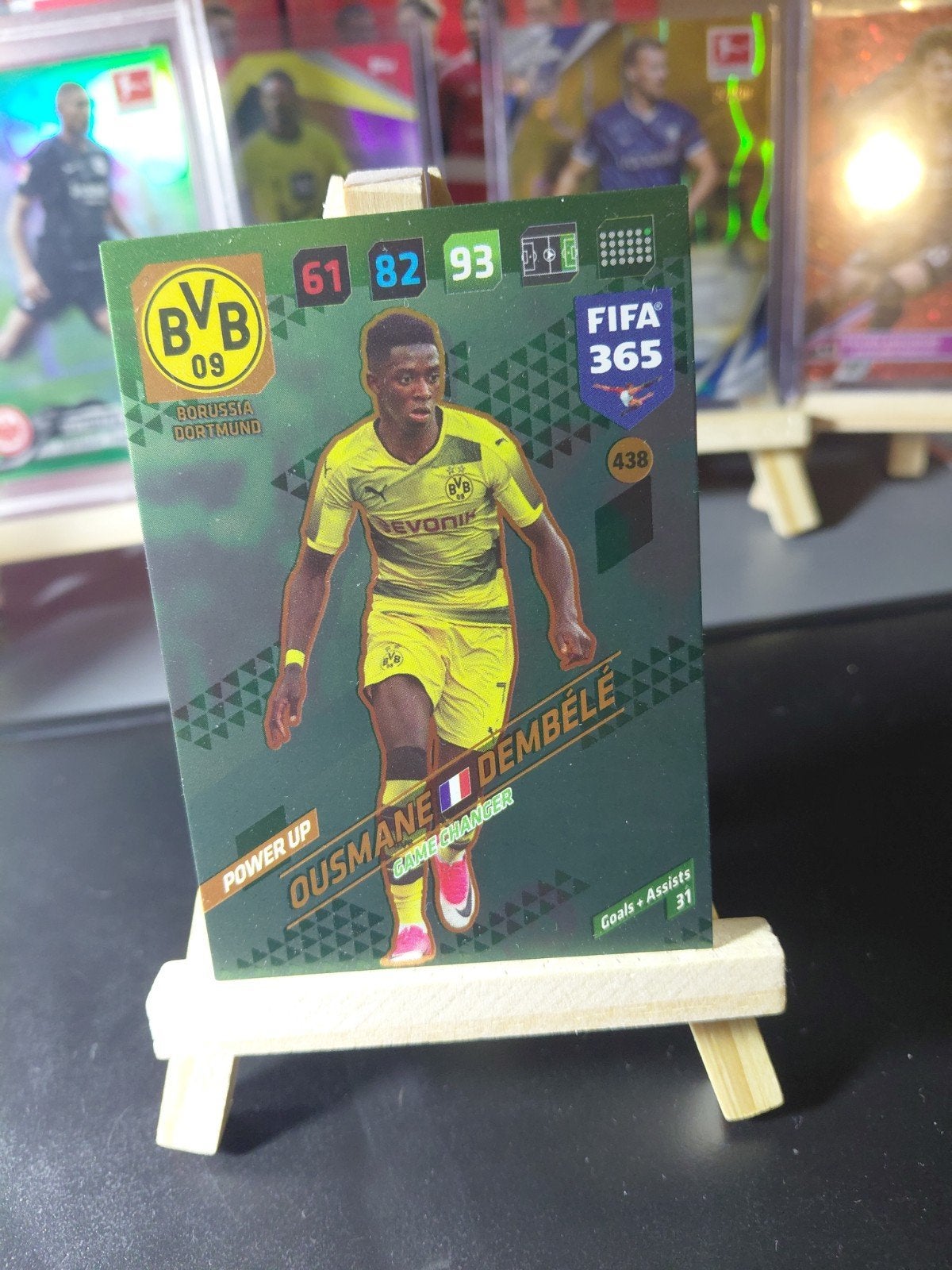 ousmane dembele ROOKIE (dortmund/psg) power up panini, Verzamelen, Sportartikelen en Voetbal, Ophalen of Verzenden, Nieuw, Buitenlandse clubs