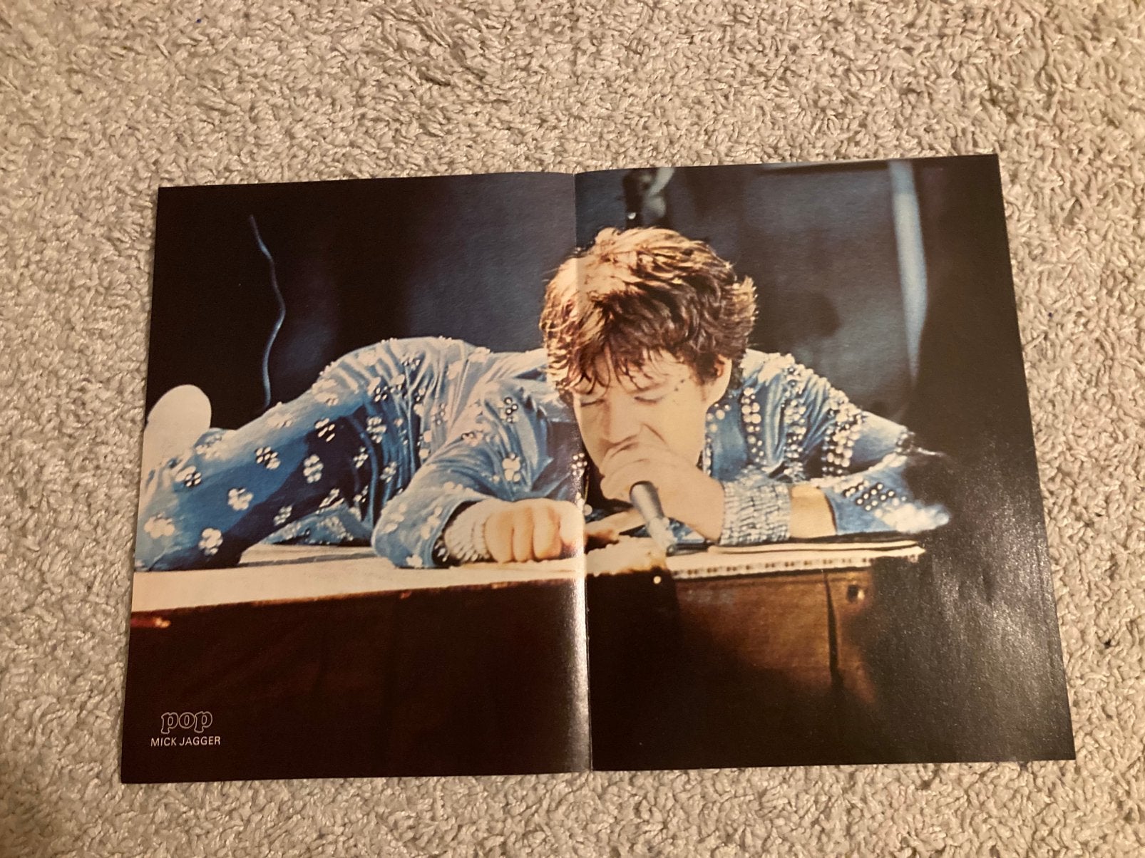 Poster A3 formaat MICK JAGGER Rolling Stones, Ophalen of Verzenden, A1 t/m A3, Muziek