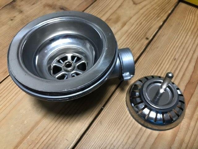Franke korfplug plug afvoer compleet, Doe-het-zelf en Verbouw, Ophalen of Verzenden, Nieuw, Chroom, Toilet