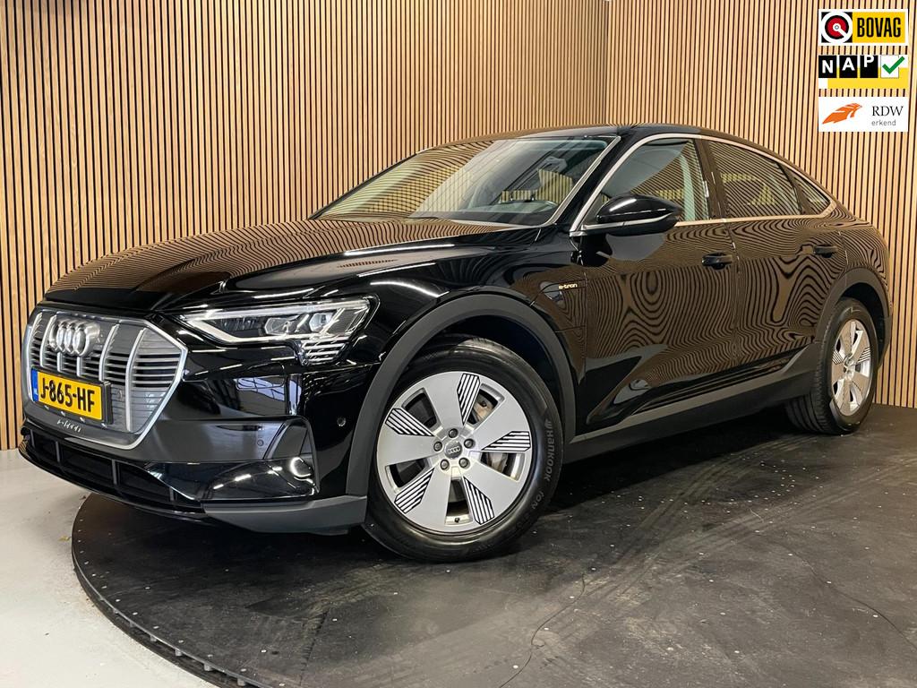 Audi E-tron Sportback 50 Quattro Edition 71 kWh|100% SOH|313, Automaat, Stof, Zwart, 71 kWh