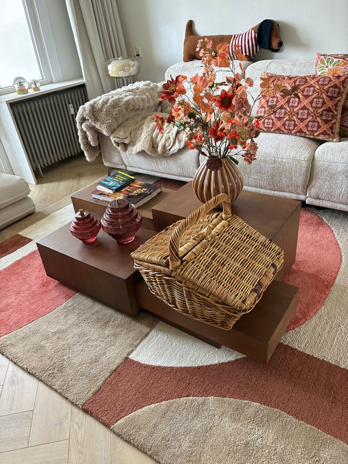 Vintage picknickmand jaren '70 van waterwilgen, Ophalen of Verzenden, Gebruikt, Zonder inhoud