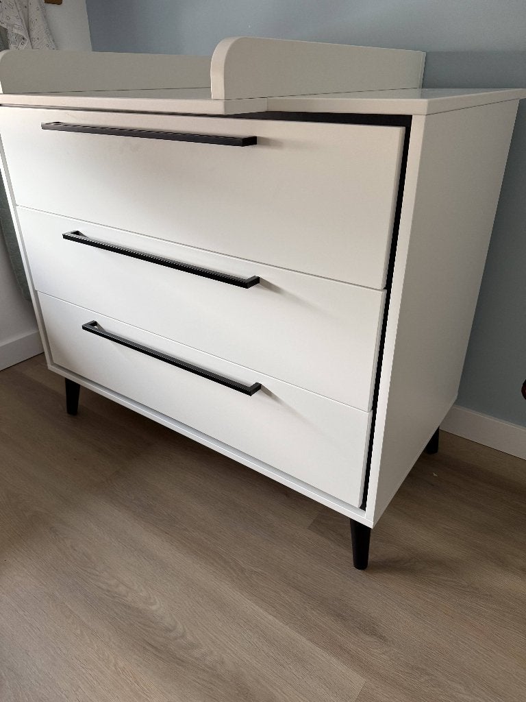 TWF Ledikant en Commode, Ophalen, 70 cm of meer, 105 cm of meer, Commode
