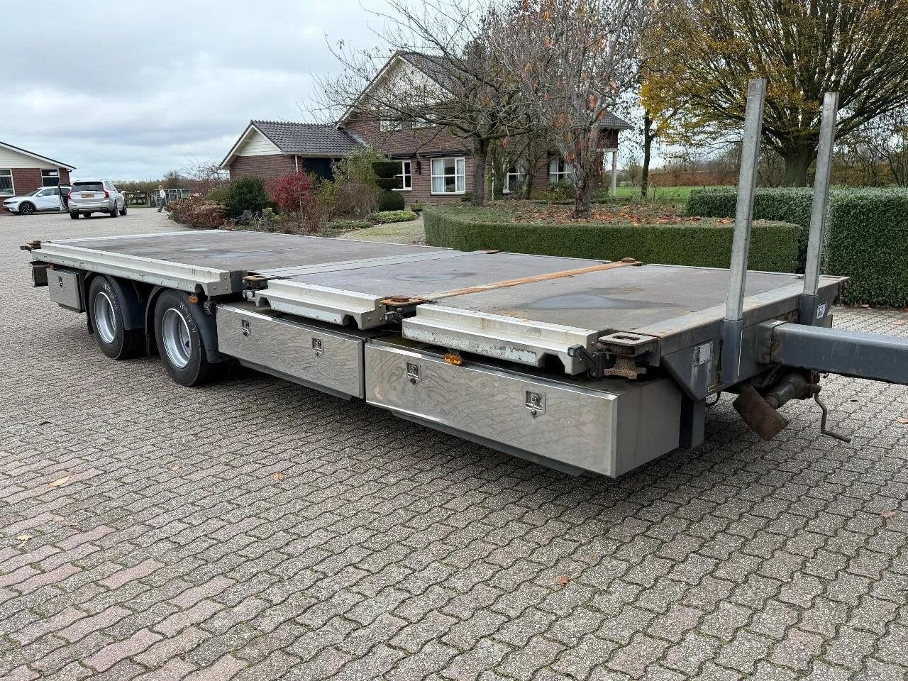 Stehmann open aanhanger! UITSCHUIFBARE ACHTERKANT! DK1089, Auto's, Overige brandstoffen, Bedrijf, Aanhangers en Opleggers, Te koop