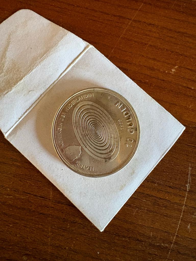 Zilveren 10 gulden munt 2000 - Beatrix, Postzegels en Munten, Munten | Nederland, Ophalen, Koningin Beatrix, Zilver, Losse munt