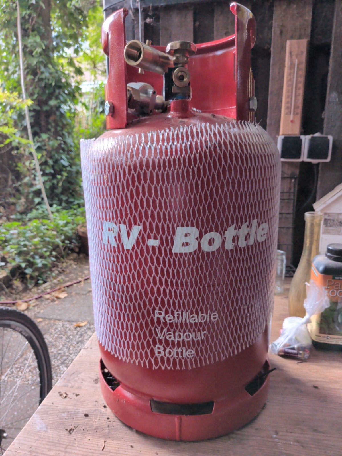 RV-Bottle Hervulbare Gasfles met Aansluiting en filter., Ophalen of Verzenden, Nieuw