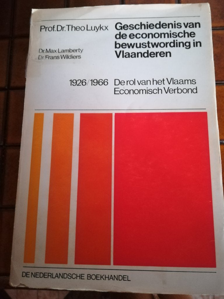 economische bewustwording in Vlaanderen 1926/1966-Luykx, Boeken, Ophalen of Verzenden, 20e eeuw of later, Gelezen