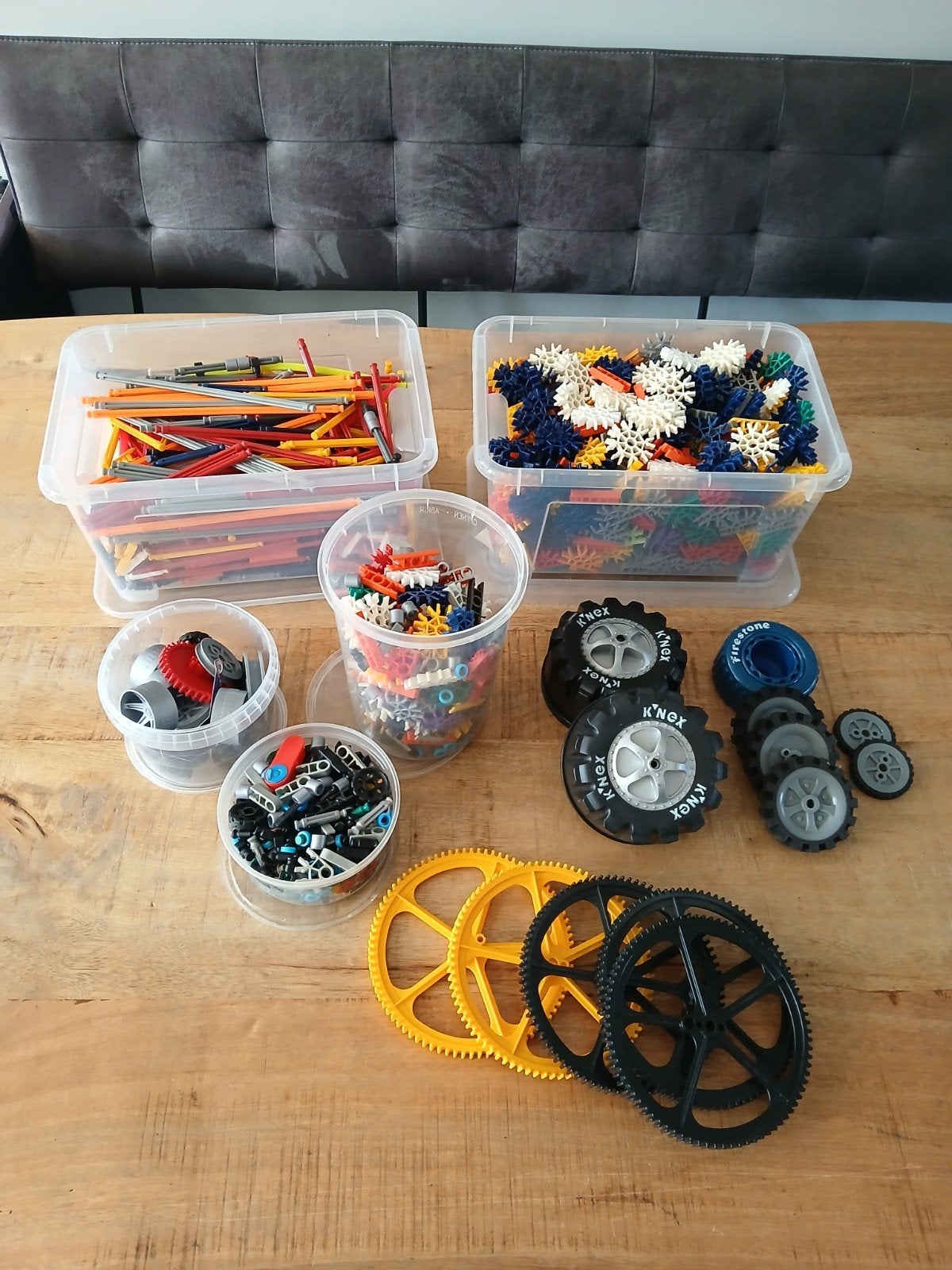 Grote partij K'nex bouwblokken en onderdelen, Kinderen en Baby's, Ophalen, Gebruikt, K'nex