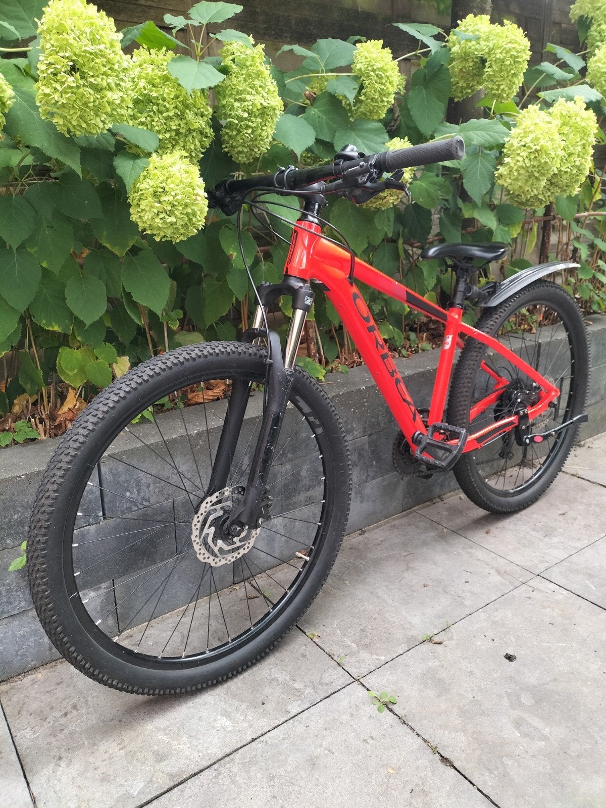 ORBEA Burning Red 27,5 inch wielen Mountainbike Hardtail., Hardtail, Zo goed als nieuw, Schijfrem, Ophalen