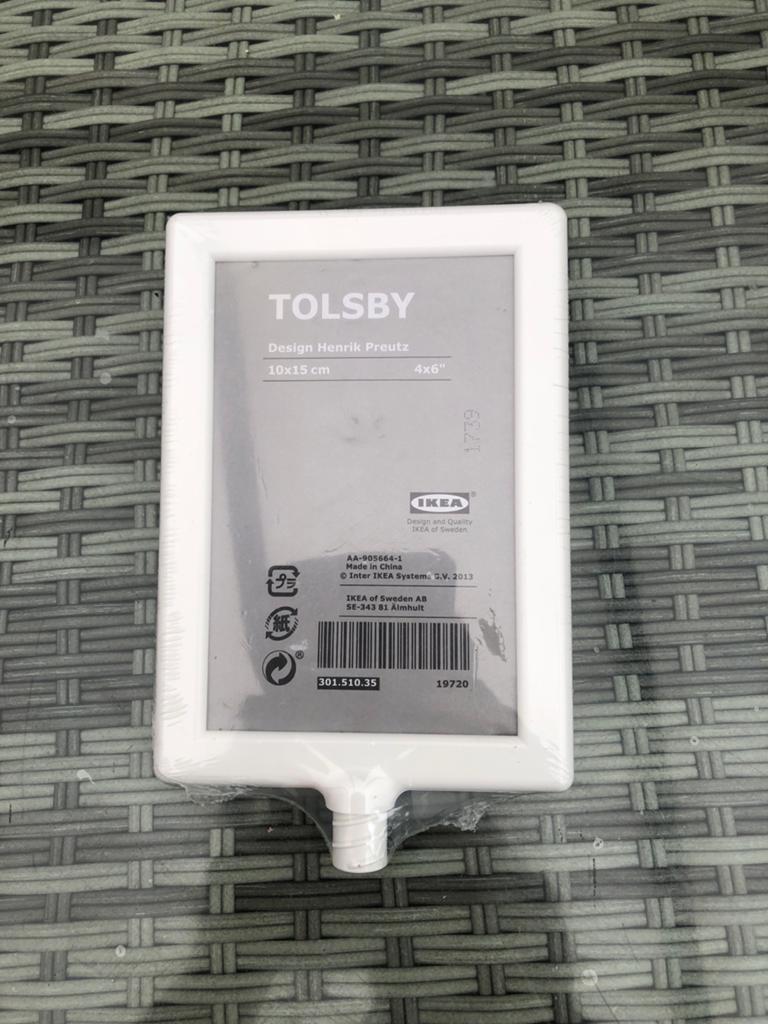 Nieuw IKEA TOLSBY fotolijstje 10x15 cm, Huis en Inrichting, Woonaccessoires | Lijsten, Ophalen of Verzenden, Nieuw, Kunststof