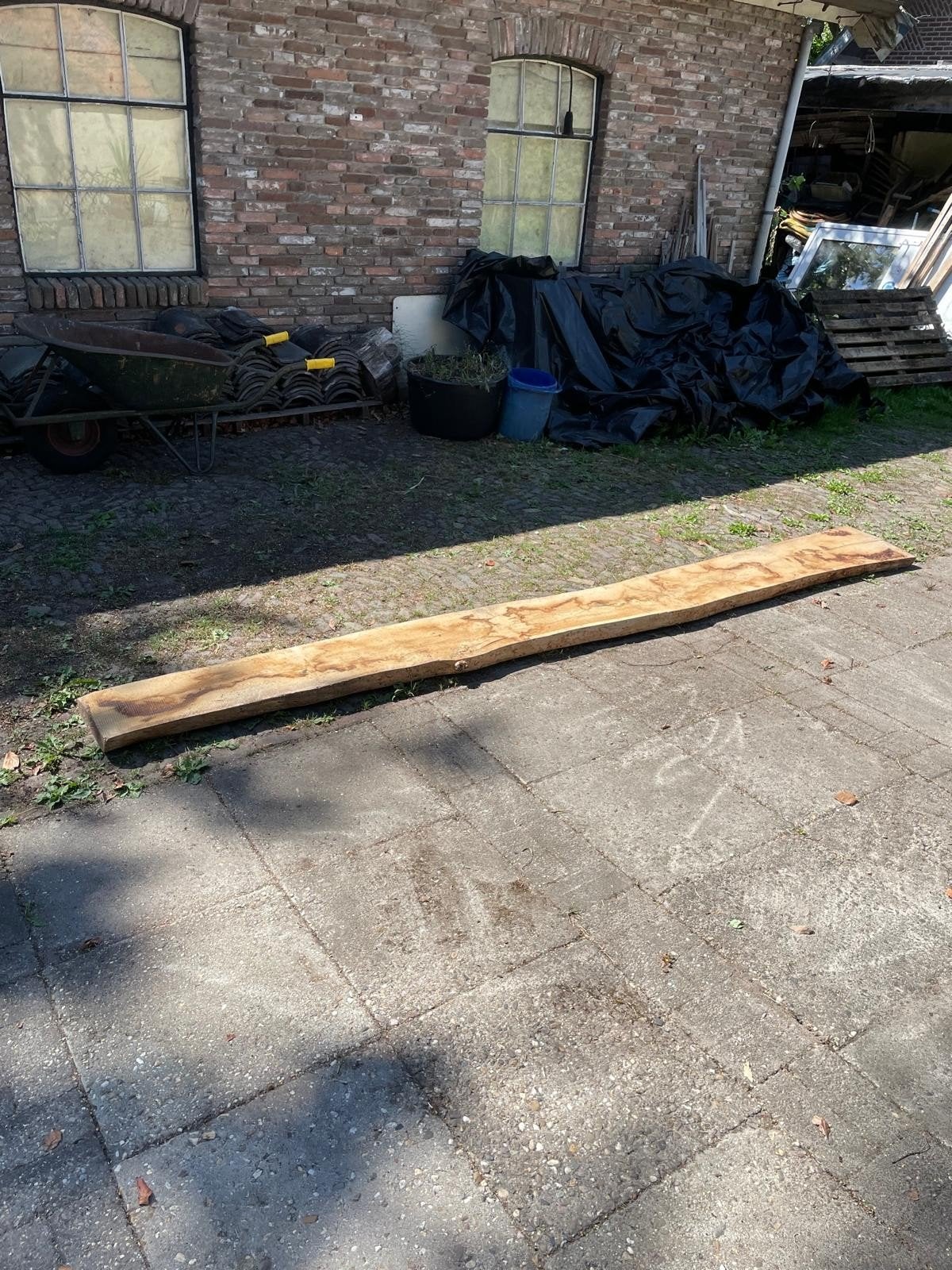 Robuuste Eiken Planken - Ideaal voor diverse projecten, Doe-het-zelf en Verbouw, Ophalen, Eiken, Minder dan 200 cm, Plank