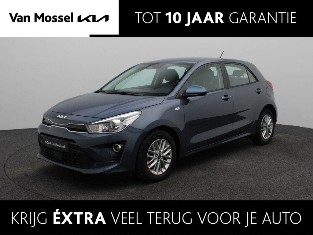 Kia Rio 1.0 T-GDi MHEV DynamicLine | Camera | Navigatie | Cr, Auto's, Kia, 12 maanden, Gebruikt, Euro 6, Blauw