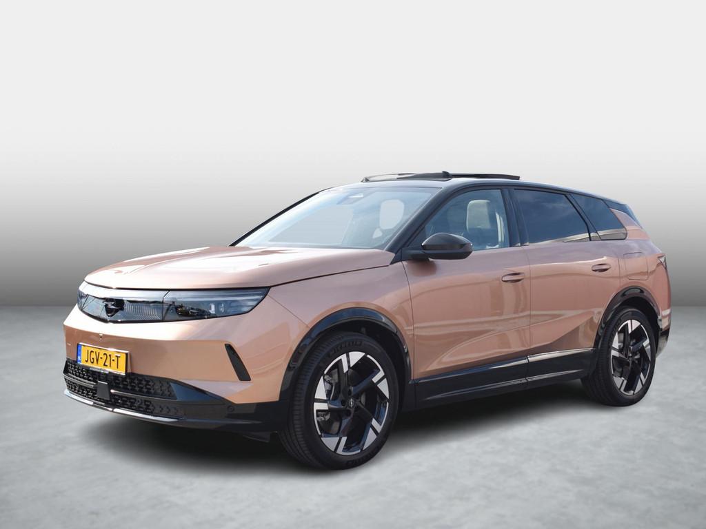 Opel Grandland Electric GS 73 kWh SCHUIFKANTELDAK | NAVIGATI, Auto's, Opel, Stof, Gebruikt, 213 pk, SUV of Terreinwagen
