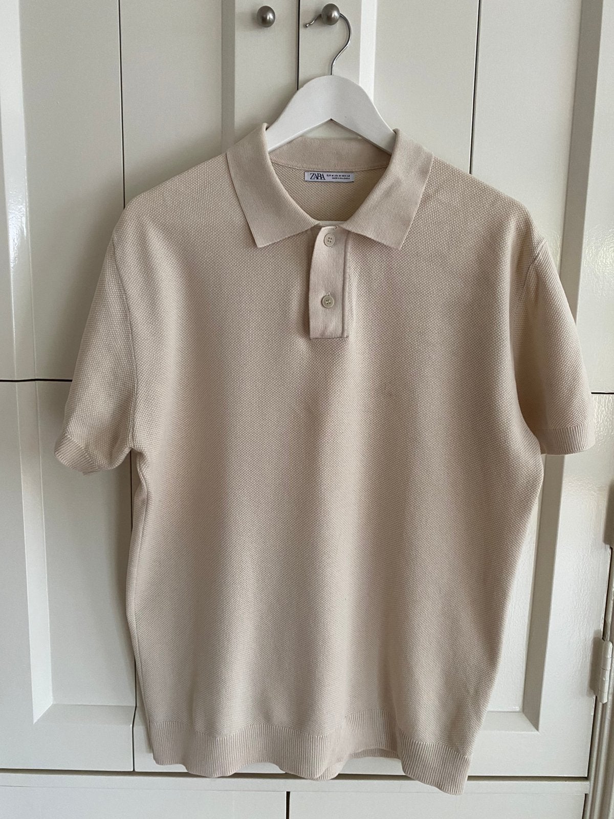 Zara zgan polo maat M, Kleding | Heren, Ophalen of Verzenden, Zo goed als nieuw, Maat 48/50 (M)
