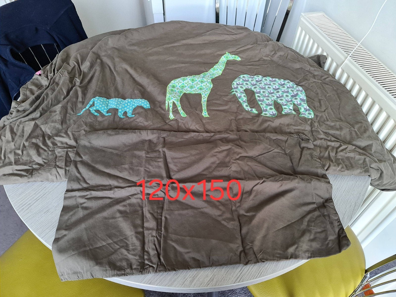 peuter dekbedovertrek jungle 120x150 merk Taftan, Bruin, Jongetje of Meisje, Dekbedovertrek, Ophalen of Verzenden