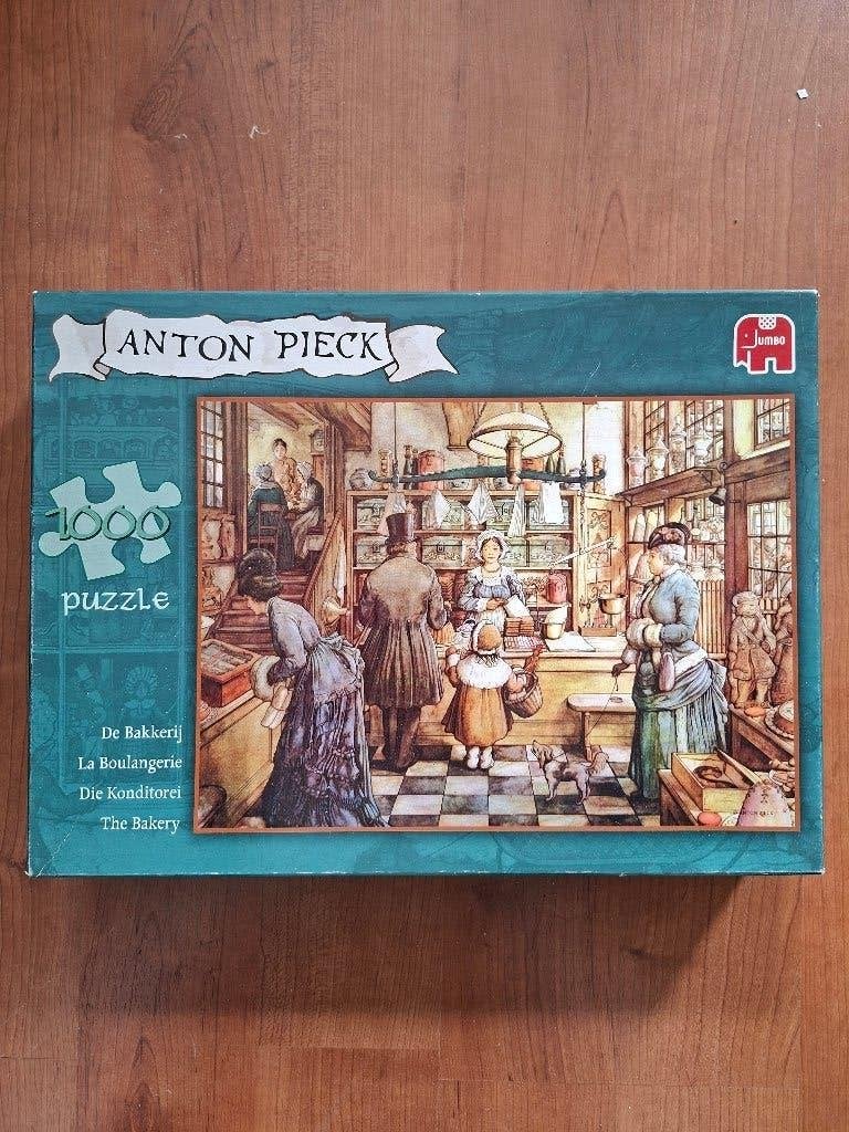 Puzzel - Anton Pieck - De Bakkerij, Hobby en Vrije tijd, Denksport en Puzzels, Ophalen, 500 t/m 1500 stukjes, Gebruikt, Legpuzzel