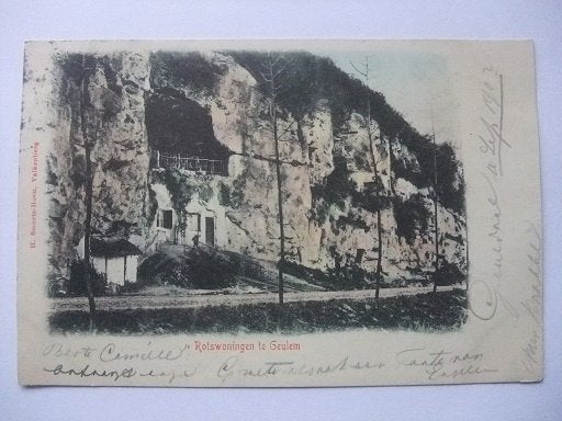 R55 Geulem - Rotswoningen - 1902, Verzamelen, Verzenden, Voor 1920, Gelopen, Limburg