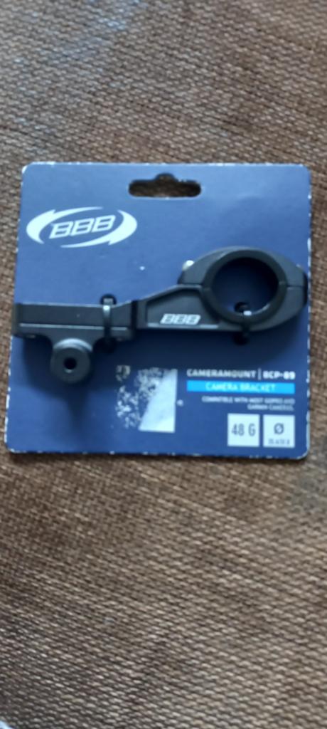 Stuurbevestiging motor fiets brommer action camera, Ophalen of Verzenden, Nieuw, GoPro