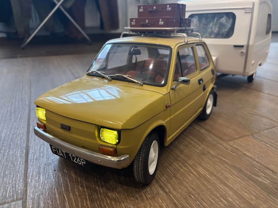 Fiat 126p Maluch Bambino Deagostini 1:8, Verzenden, Nieuw, 1:5 t/m 1:8, Auto