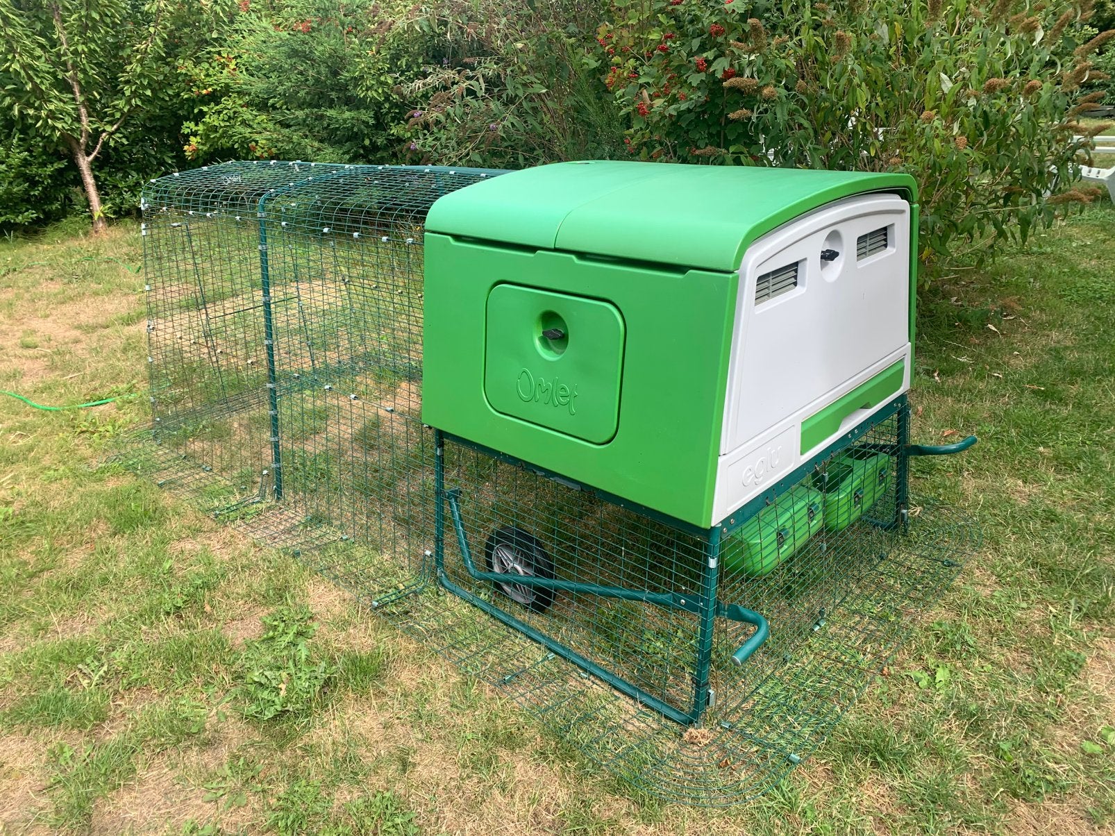 Omlet Eglu cube kippenhok met ren 2m, Dieren en Toebehoren, Ophalen, Gebruikt, Kippenhok of Kippenren
