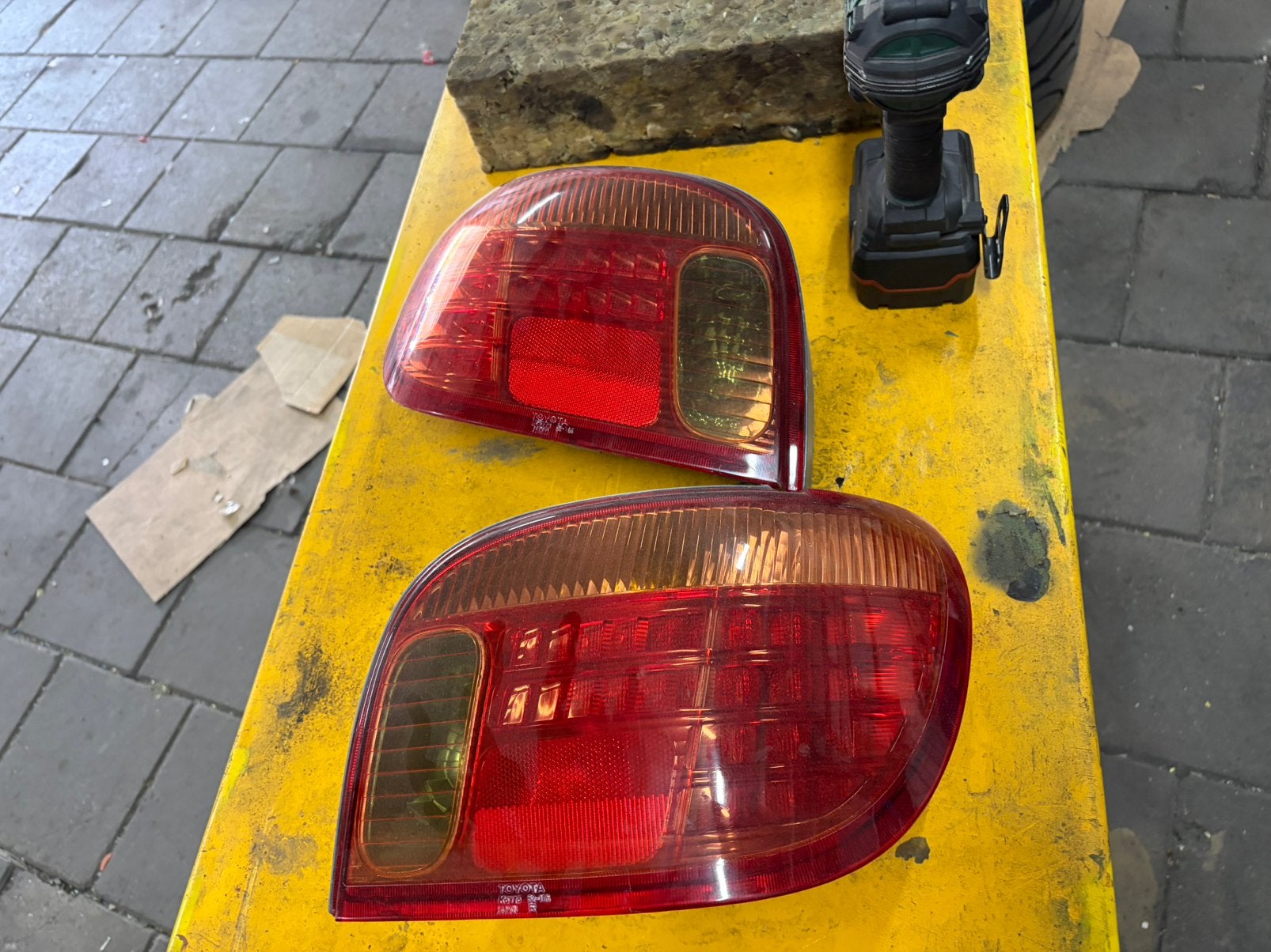 Toyota Vitz Rs LED achterlichten, Auto-onderdelen, Verlichting, Ophalen of Verzenden, Nieuw, Toyota