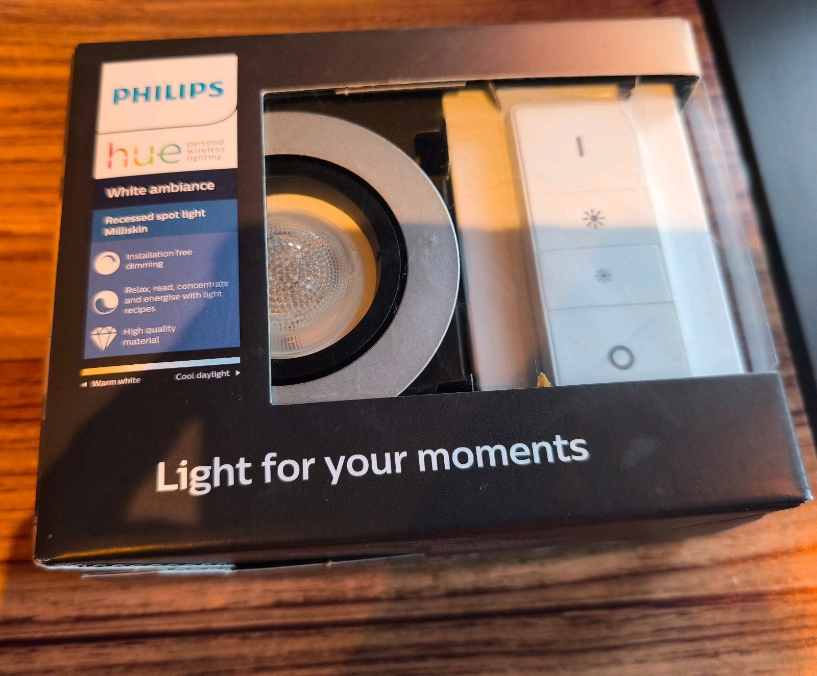 Nieuw:  Hue White Ambiance Milliskin inbouwspot, Ophalen, Wit, Draadloos, Nieuw