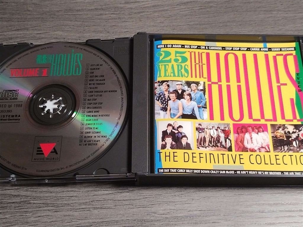 The Hollies ‎– 25 Years [The Definitive Collection Vol.1&2], Ophalen of Verzenden, Zo goed als nieuw, Poprock