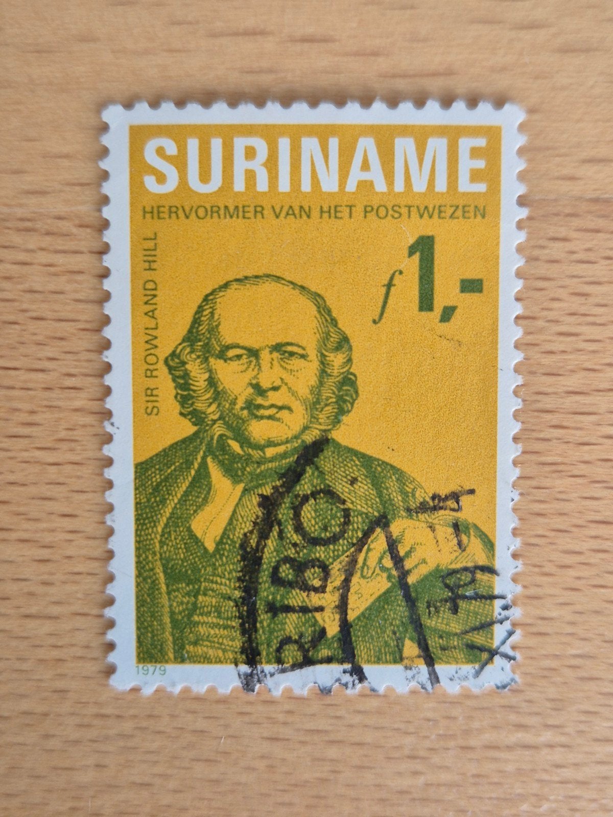 Suriname 1979 Sir Rowland Hill, Postzegels en Munten, Ophalen of Verzenden, Gestempeld